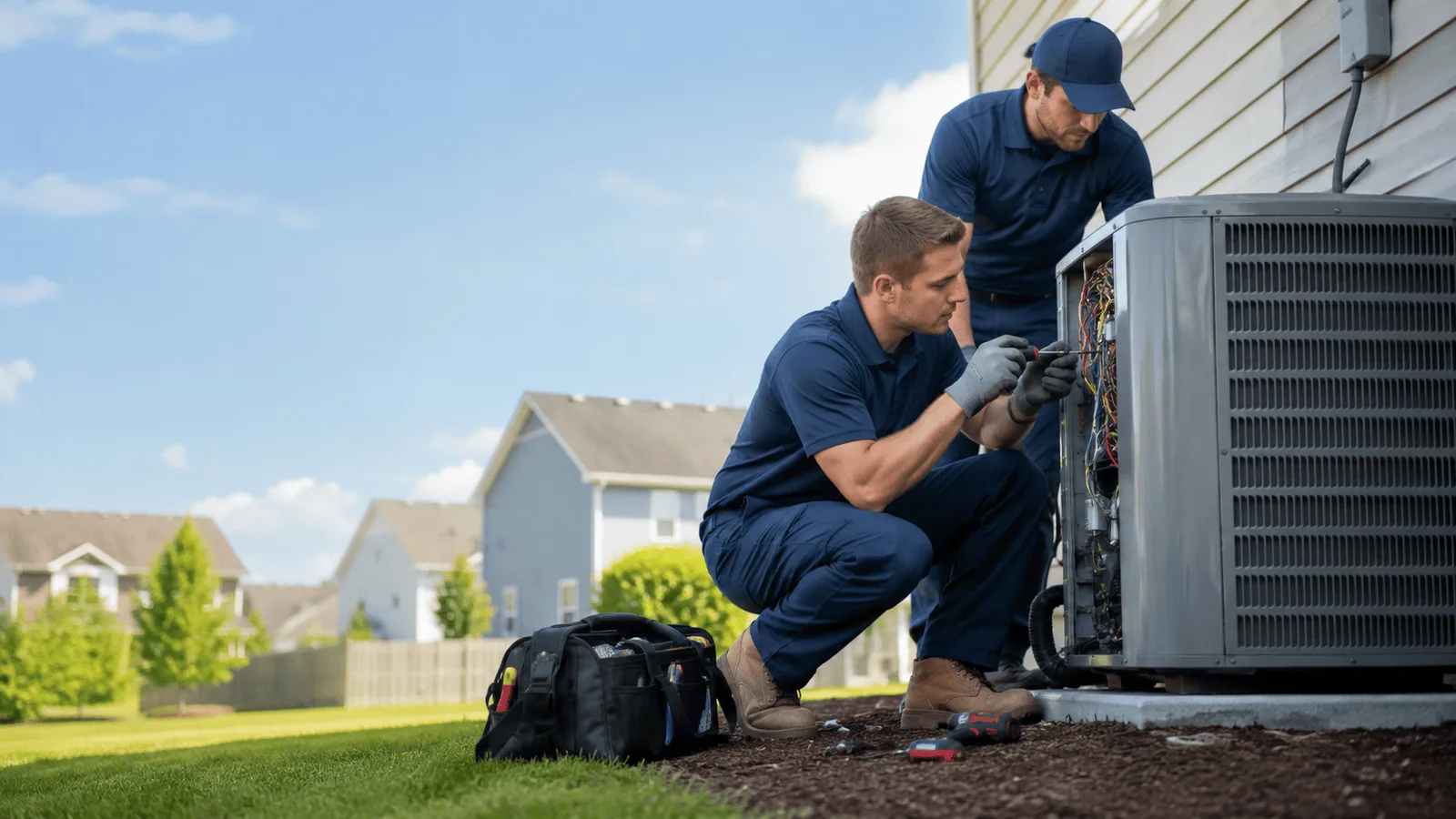 Heat Pump Installation in Round Top, TX near me